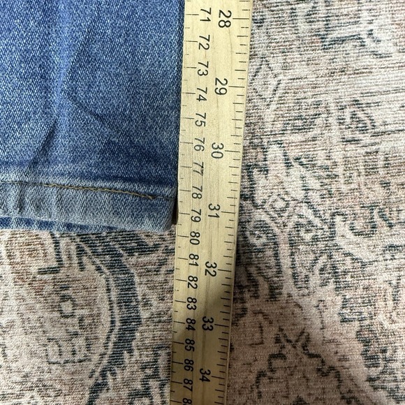 Wrangler 936pw Cowboy Cut Jeans Men's 27x34 Blue Denim Straight Faded Workwear - Picture 8 of 8